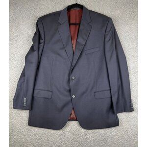 Jack Victor Prossimo Blazer Men 44R Navy Blue Loro Piana Wool Solid Sport Jacket